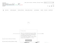 Tablet Screenshot of bianchisanitari.com